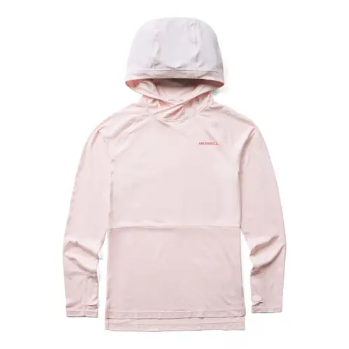 MERRELL - Polar Mujer Upf Pullover Hoo Palo rosa