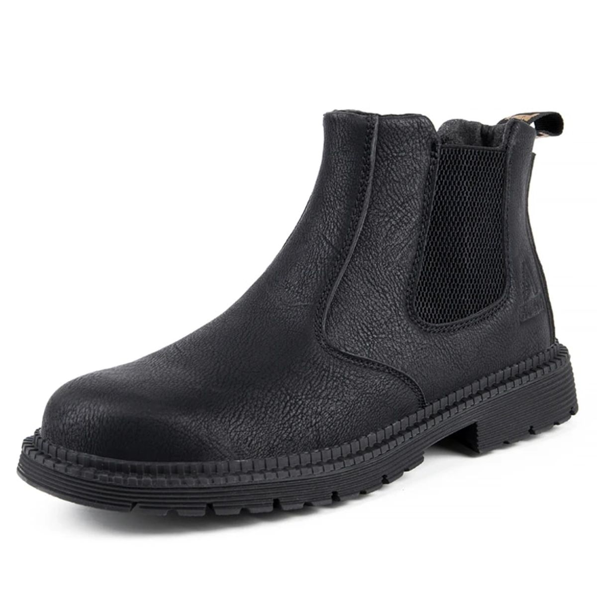 TIOZONEY - Zapatos de seguridad PU sintético Hombre - Negro