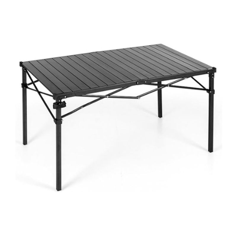 GENERICO - Mesa De Camping Plegable Para Acampar Portatil Picnic Pesca Playa Color Negro - negro