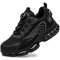 TIOZONEY - Zapatos de seguridad con botón giratorio.