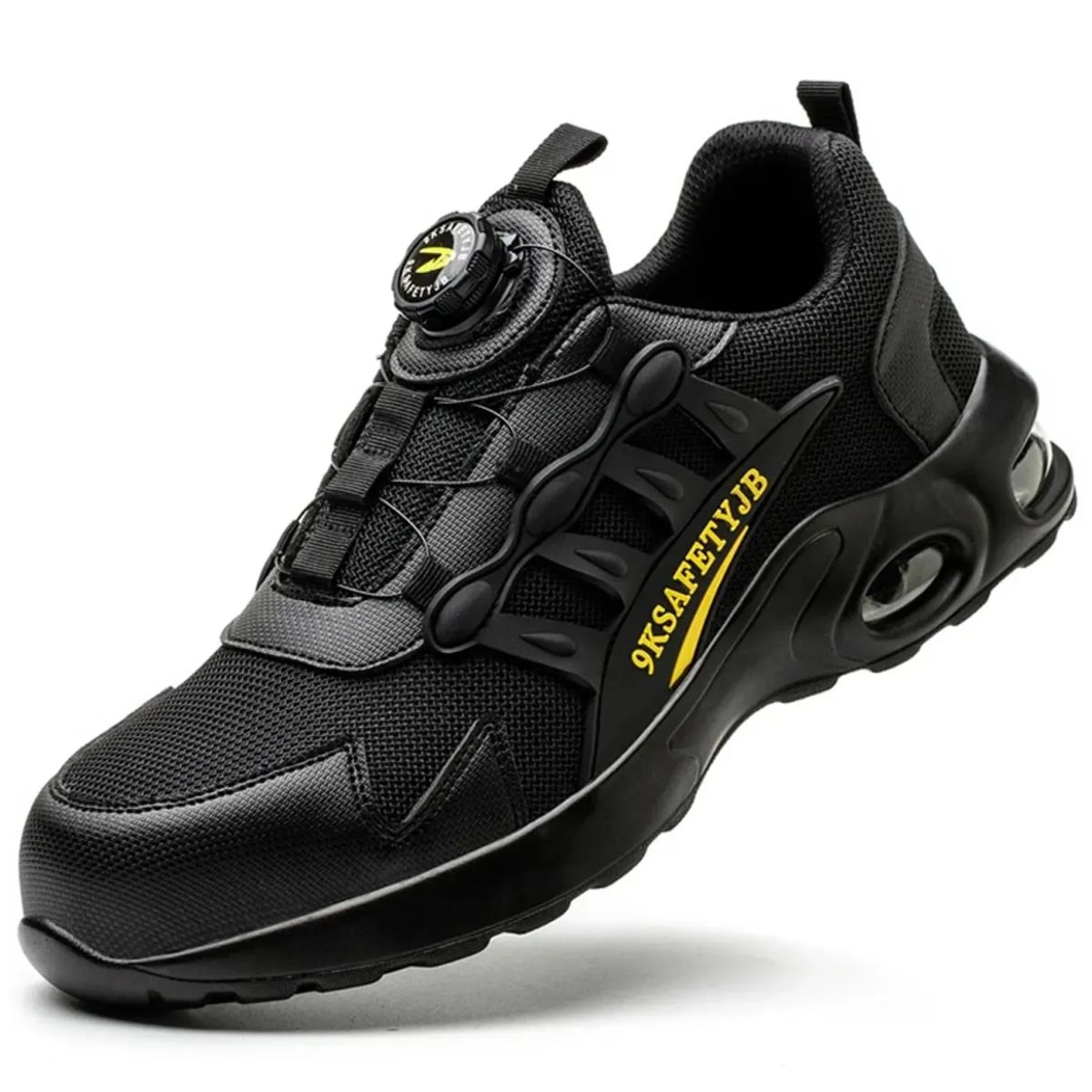 TIOZONEY - Zapatos de seguridad con botón giratorio.