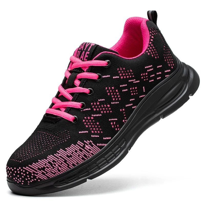 TIOZONEY - Zapatillas de trabajo ligeras y transpirables para mujer