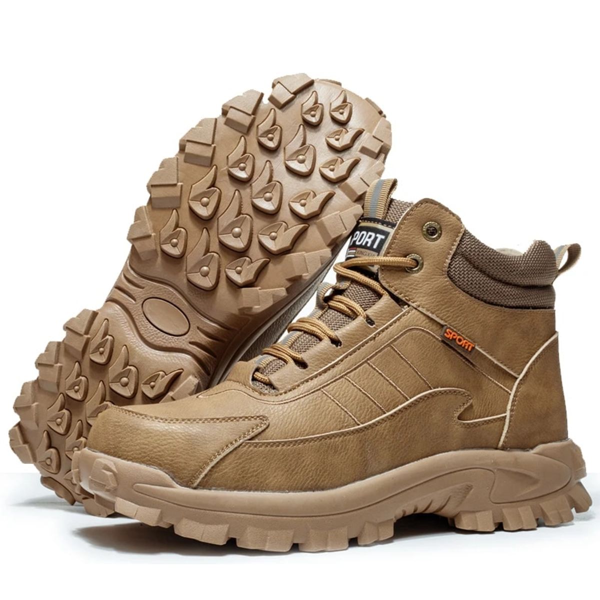 TIOZONEY - Botas de seguridad impermeables para hombre