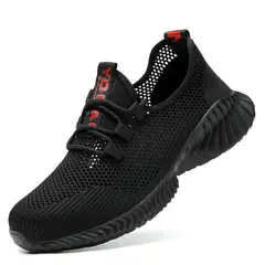 TIOZONEY - Zapatos de seguridad cómodos y ligeros