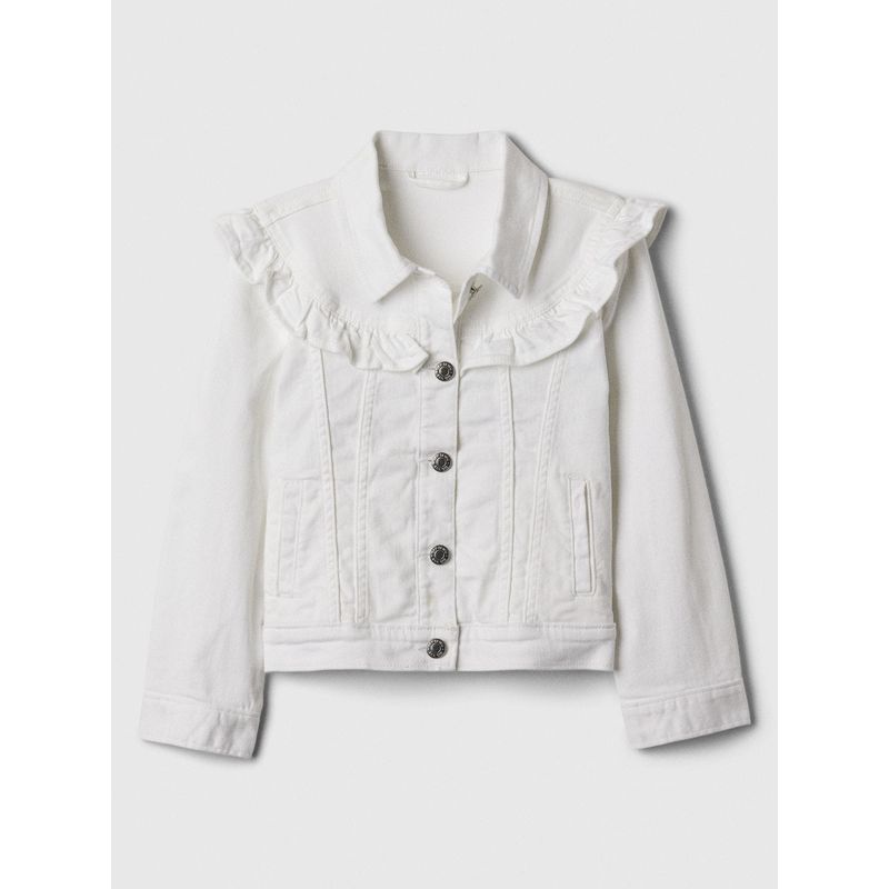 GAP - Chaqueta Niña Denim Vuelos Blanco GAP