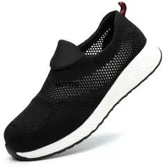 TIOZONEY - Zapatos de seguridad cómodos y ligeros