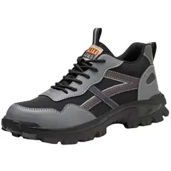TIOZONEY - Botas de seguridad para el trabajo para hombre.
