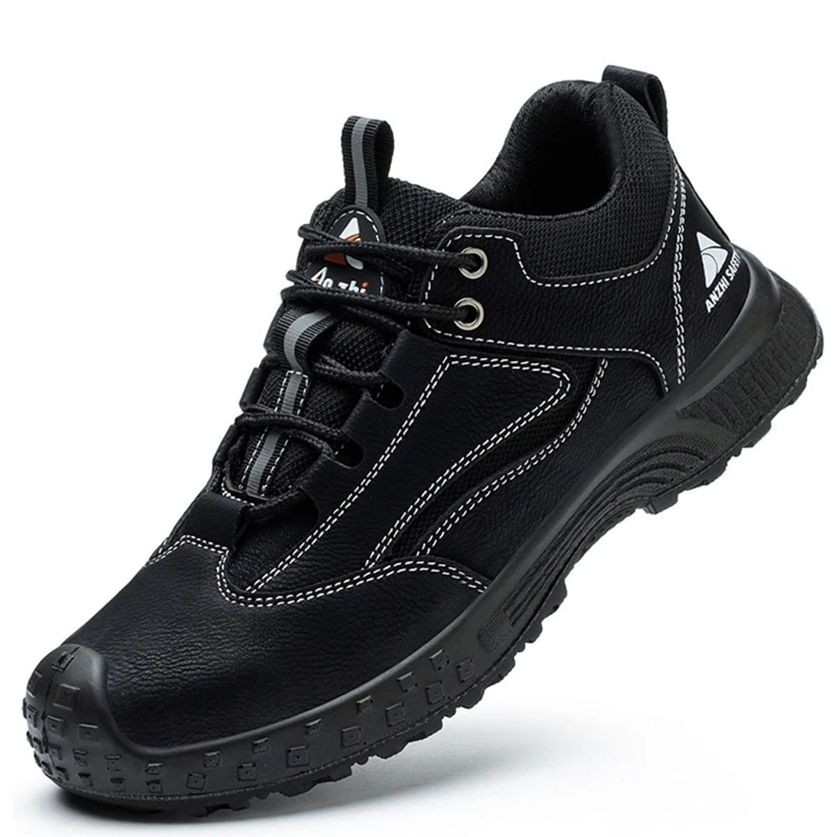 TIOZONEY - Zapatos de seguridad antigolpes para hombre