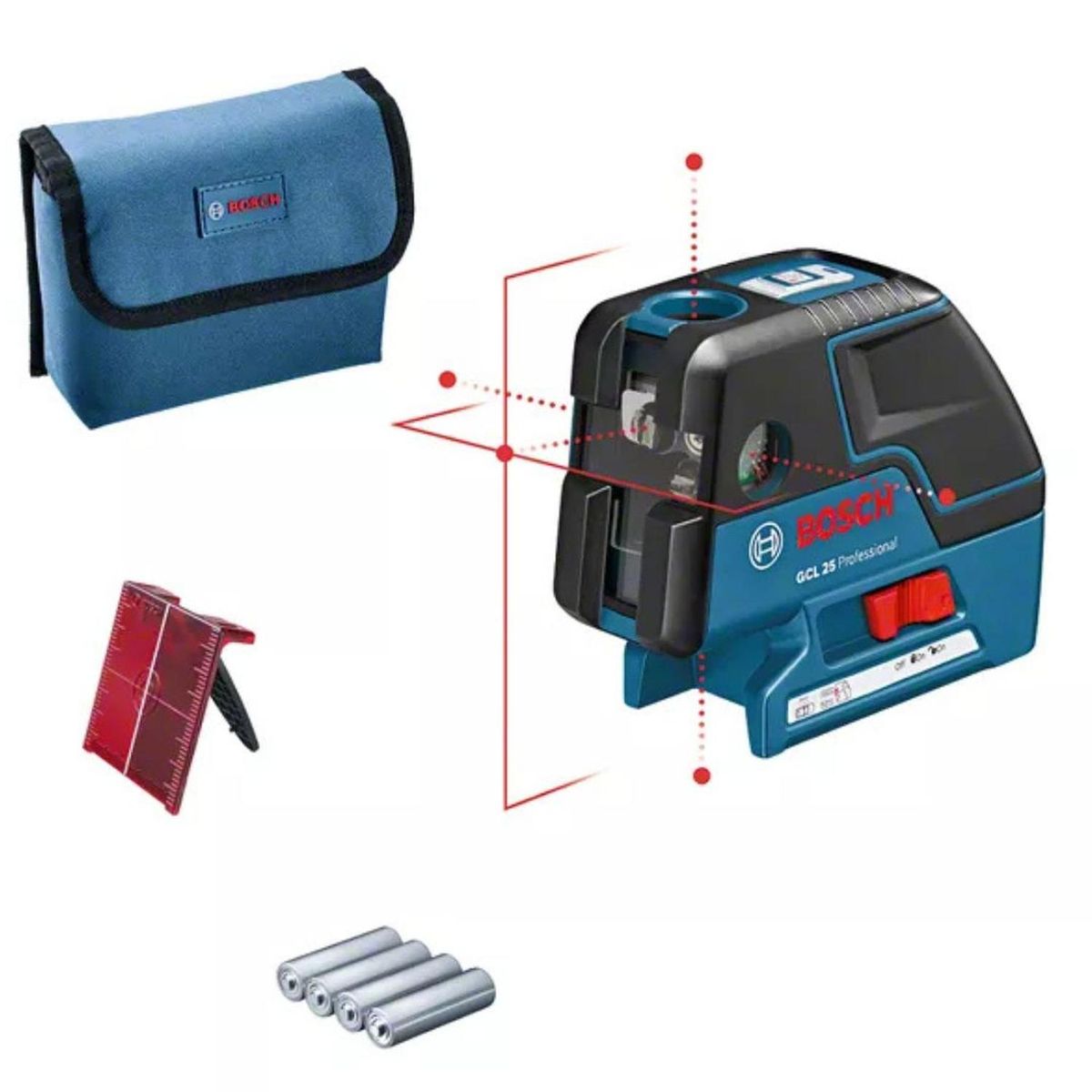 BOSCH - Nivel Láser De Lineas Y Puntos Combinado Bosch Gcl 25.