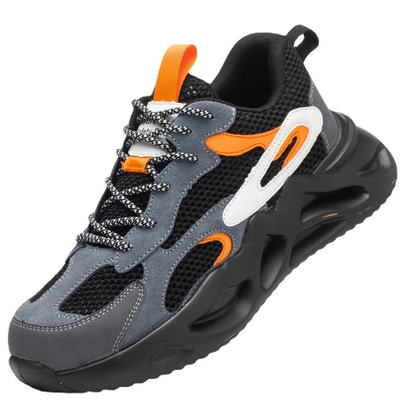 TIOZONEY - Zapatillas de trabajo con punta de acero.