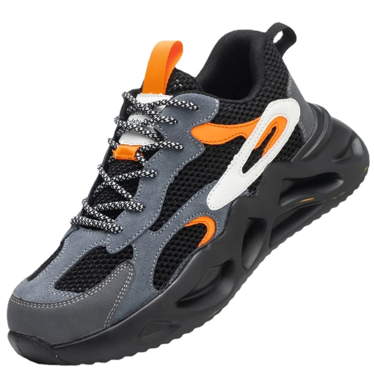 TIOZONEY - Zapatillas de trabajo con punta de acero