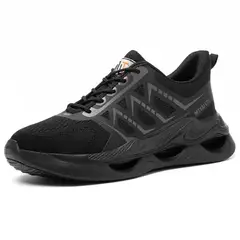 TIOZONEY - Zapatos de seguridad con punta de acero