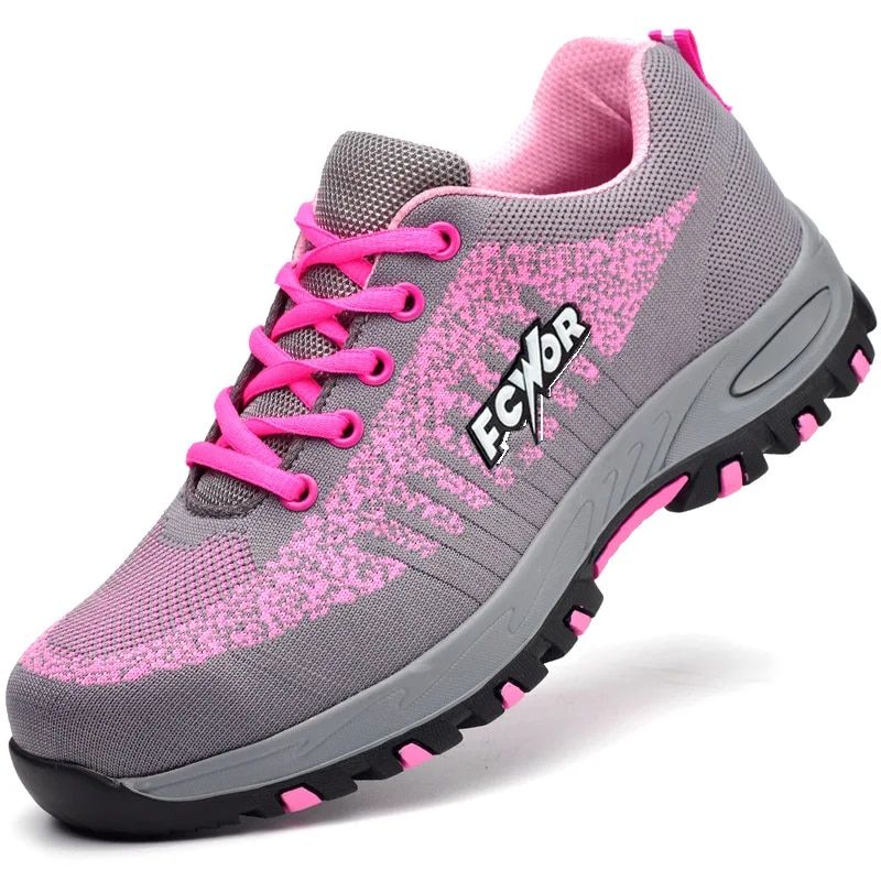 TIOZONEY - Zapatos de seguridad indestructibles mujer