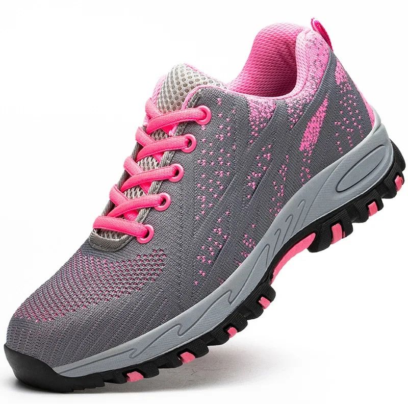 TIOZONEY - Zapatos de seguridad indestructibles mujer.