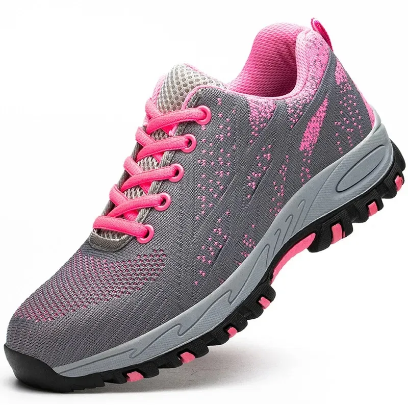 TIOZONEY - Zapatos de seguridad indestructibles mujer.