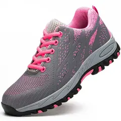 TIOZONEY - Zapatos de seguridad indestructibles mujer.