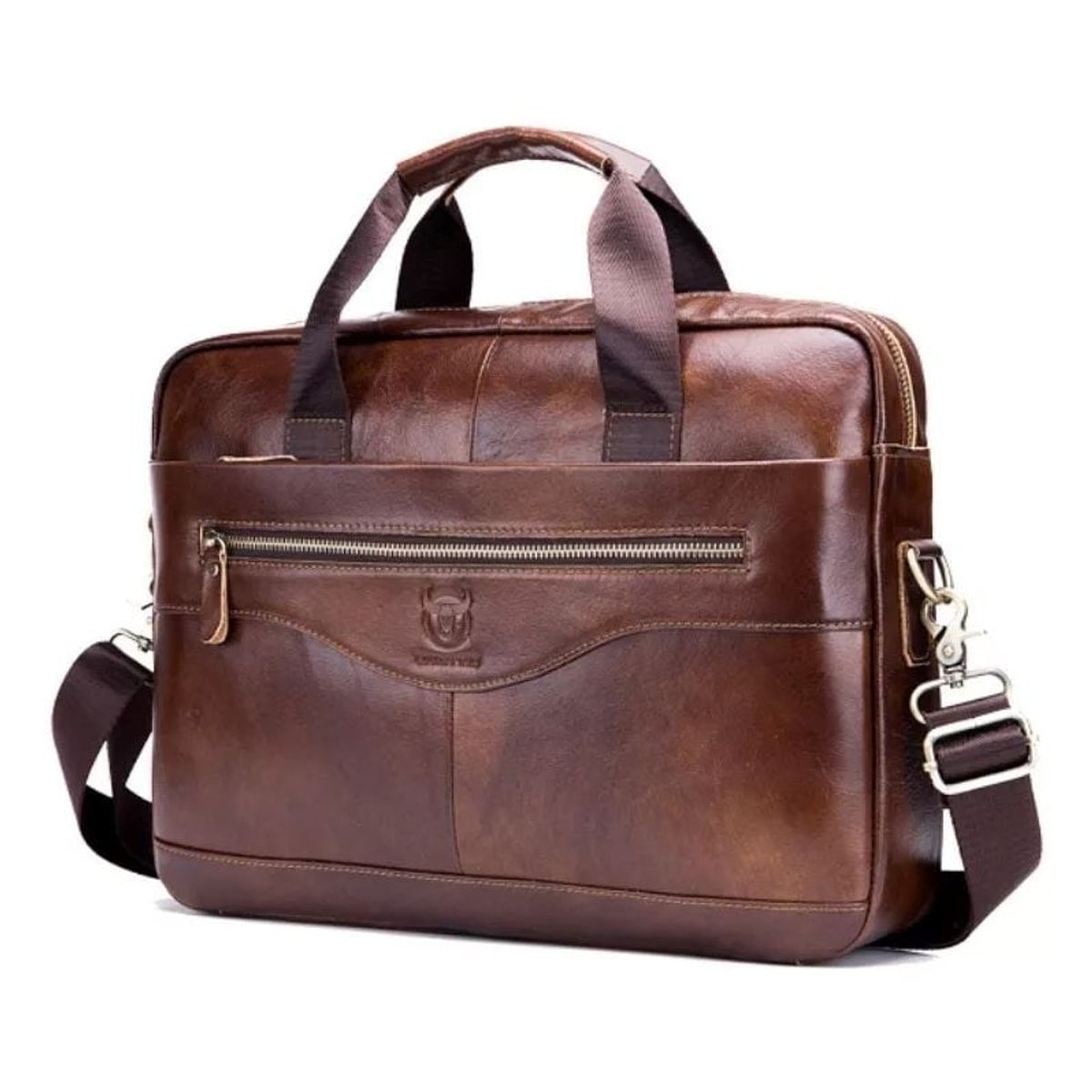 MUNDO MAGIA - Maletín Portafolio De Cuero Para Portátil Notebook 14