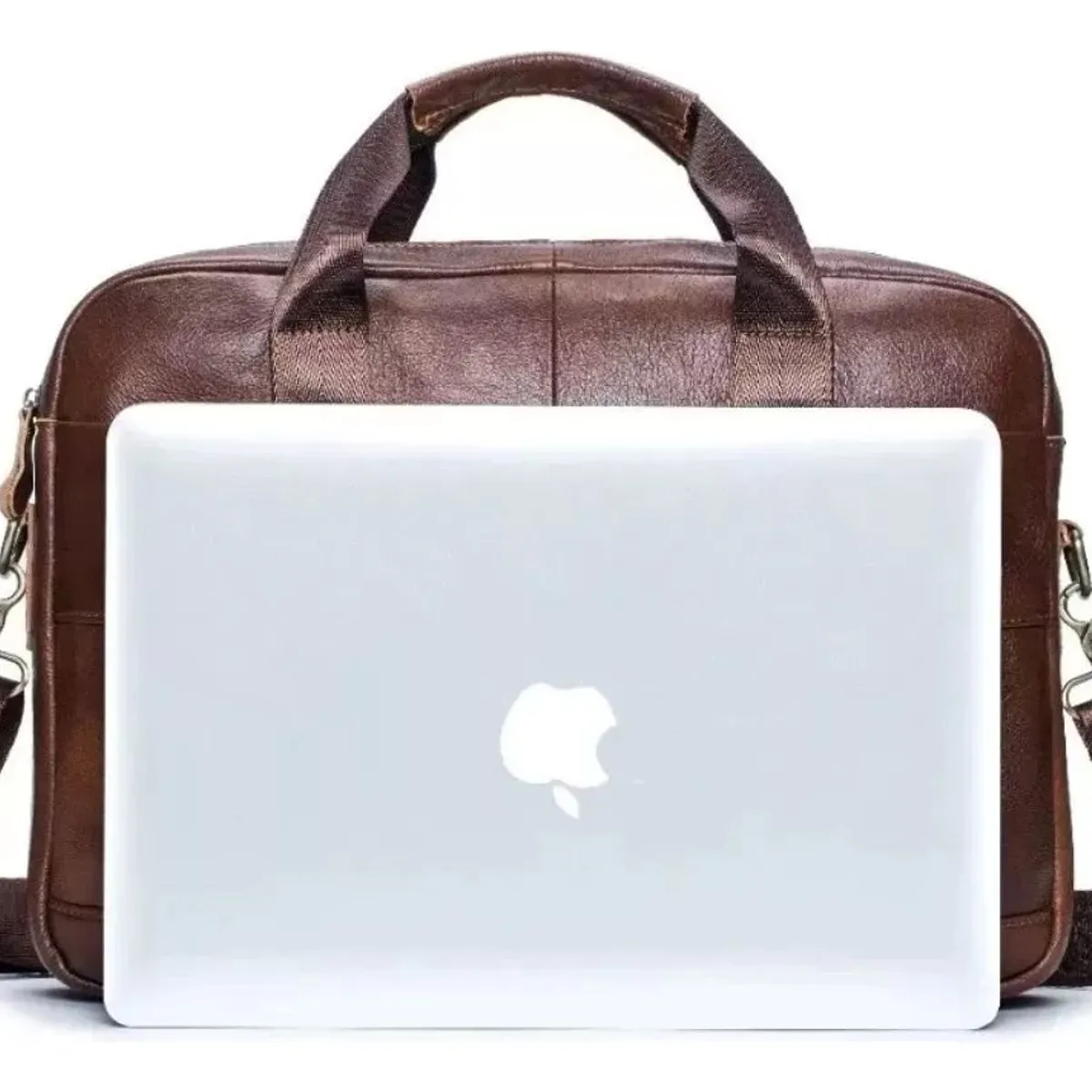 MUNDO MAGIA - Maletín Portafolio De Cuero Para Portátil Notebook 14