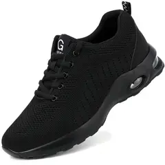 TIOZONEY - Zapatos de seguridad para hombre.