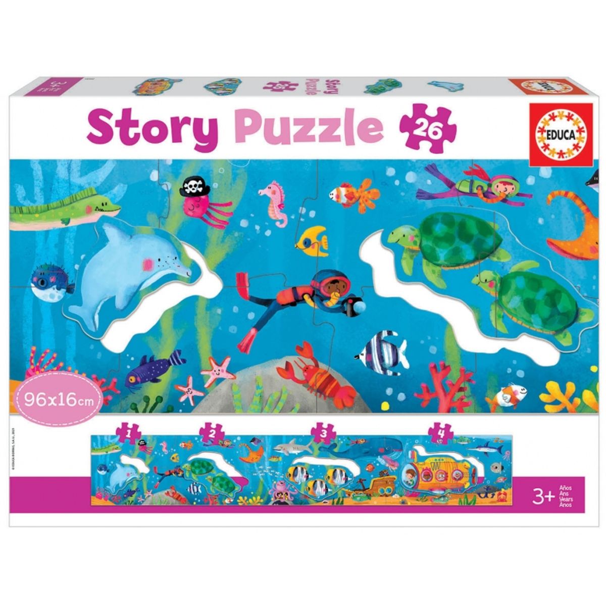 EDUCA - EDUCA 18902 STORY PUZZLE UNDERWATER WORLD