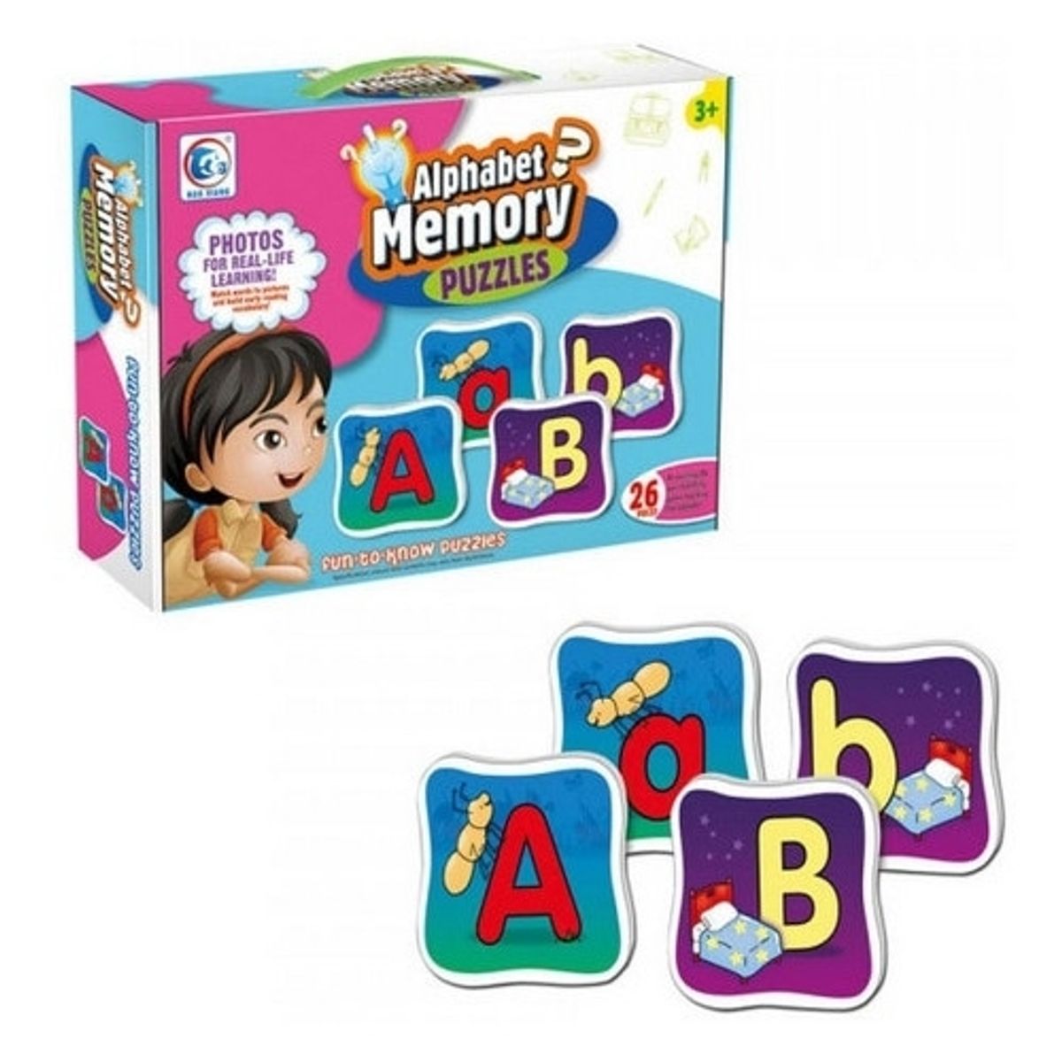 DISNEY - DISNEY 477959 JUEGO APRENDIZAJE MEMORIZA ABECEDARIO CAJA C