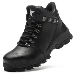 TIOZONEY - Botas de seguridad para hombre