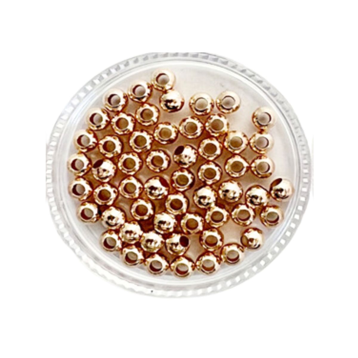 GENERICO - Balines Para Bisutería De Doble Baño De Oro 5gr - Dorado