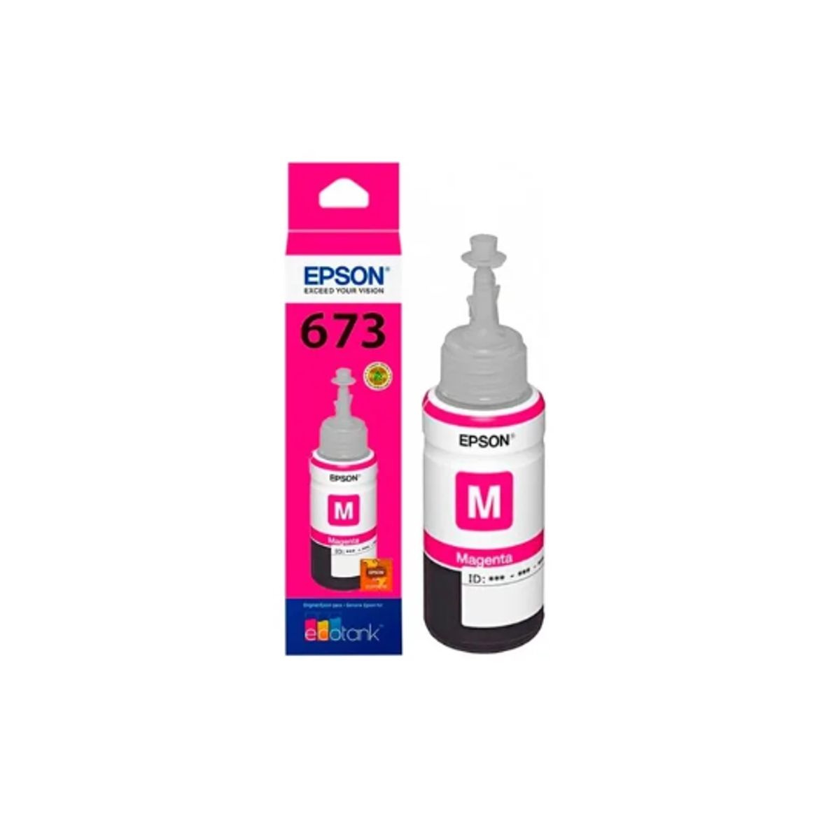EPSON - TINTA MAGENTA EPSON ORIGINAL T673 L1800 L805 L850 L810 L800