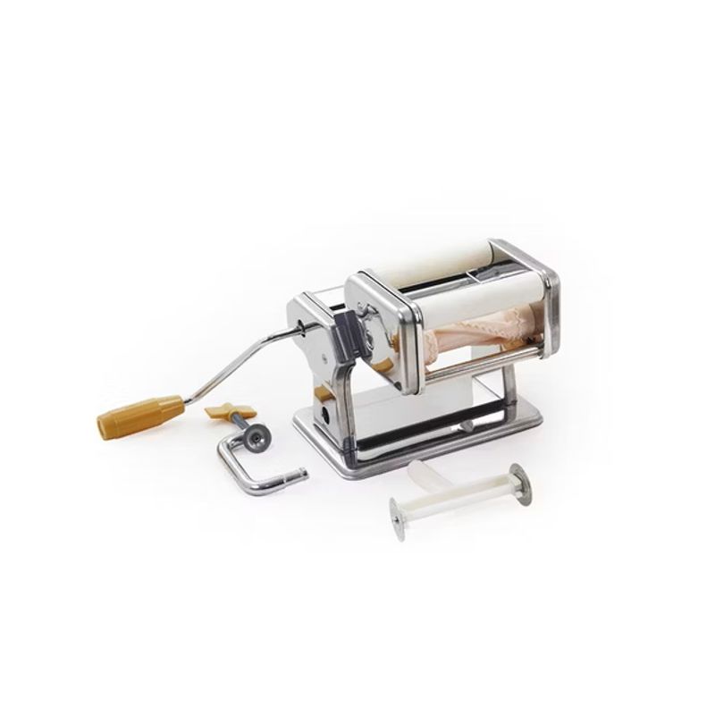 GENERICO - Máquina para hacer pasta ravioli color acero