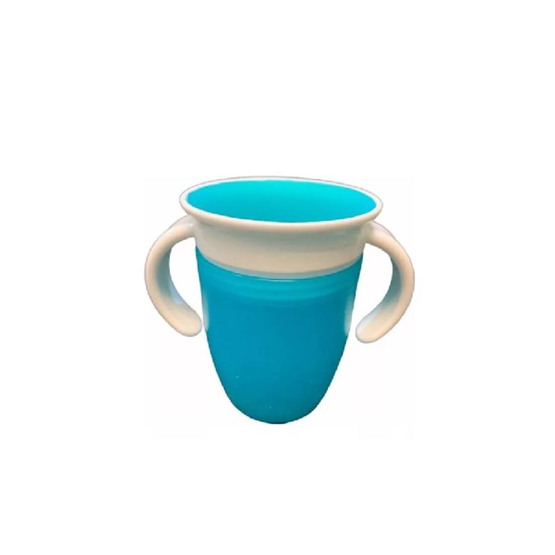 GENERICO - Vaso entrenador 360° a prueba de derrames  color azul