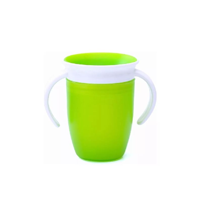 GENERICO - Vaso entrenador 360° a prueba de derrames  color verde