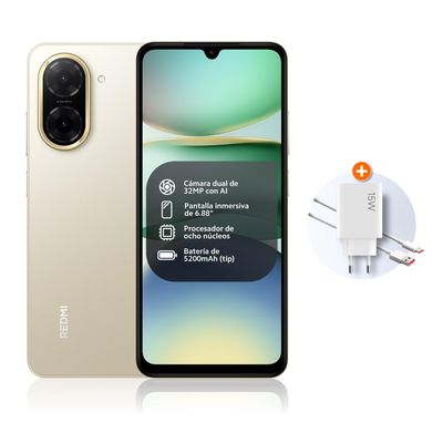 Xiaomi Celular Redmi A5 Gold 3Gb Ram + 64Gb Rom
