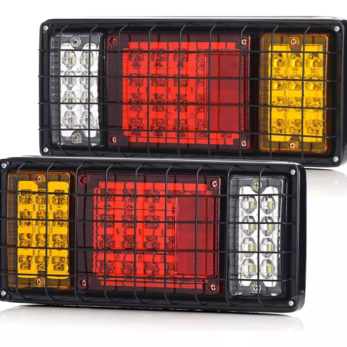 GENERICO - Pack 2 Luz Farol Trasero Camion Carro Remolque Trailer