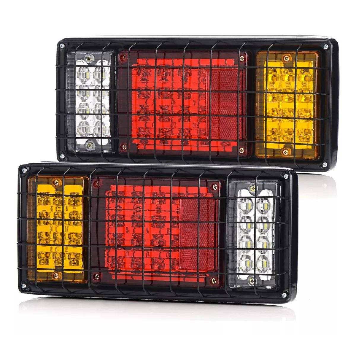 GENERICO - Pack 2 Luz Farol Trasero Camion Carro Remolque Trailer