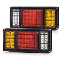 GENERICO - Pack 2 Luz Farol Trasero Camion Carro Remolque Trailer