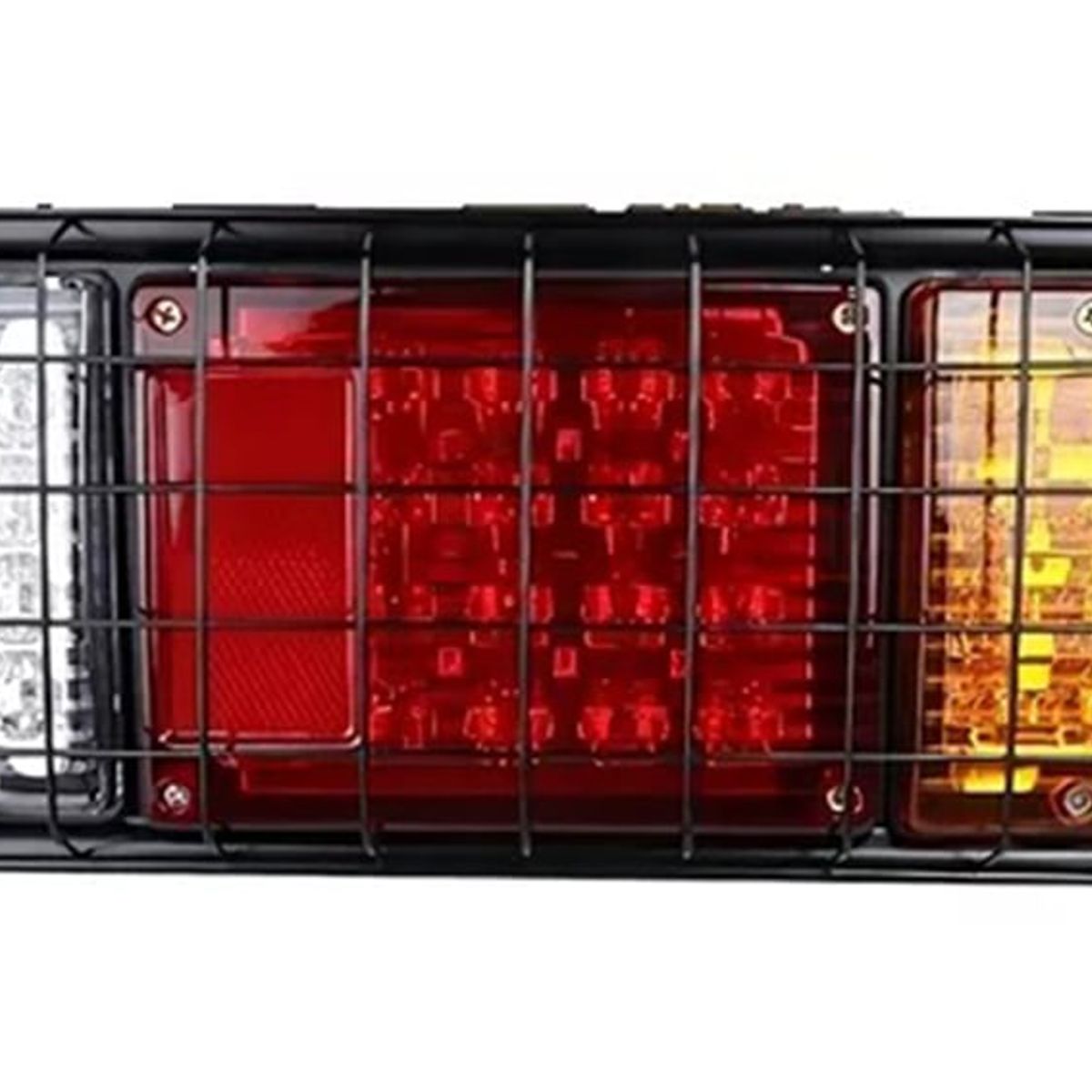 GENERICO - Farol Trasero Con Rejilla Bivolt 40 Led 34x16 cm