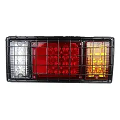 GENERICO - Farol Trasero Con Rejilla Bivolt 40 Led 34x16 cm