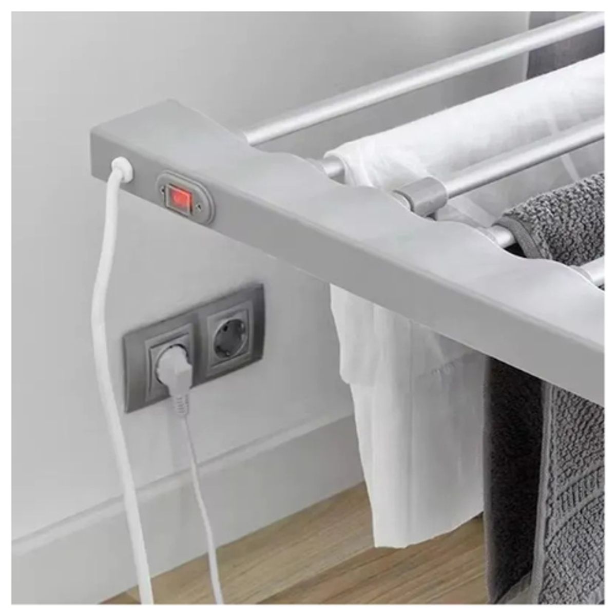 GENERICO - Tendedero Ropa Plegable Eléctrico