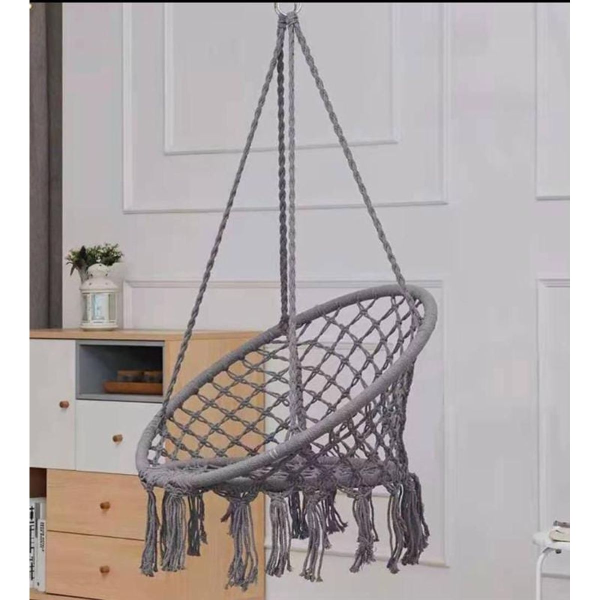 GENERICO - SILLA COLGANTE RELAJANTE MECEDORA TEJIDO TIPO HAMACA PARA EL HOGAR