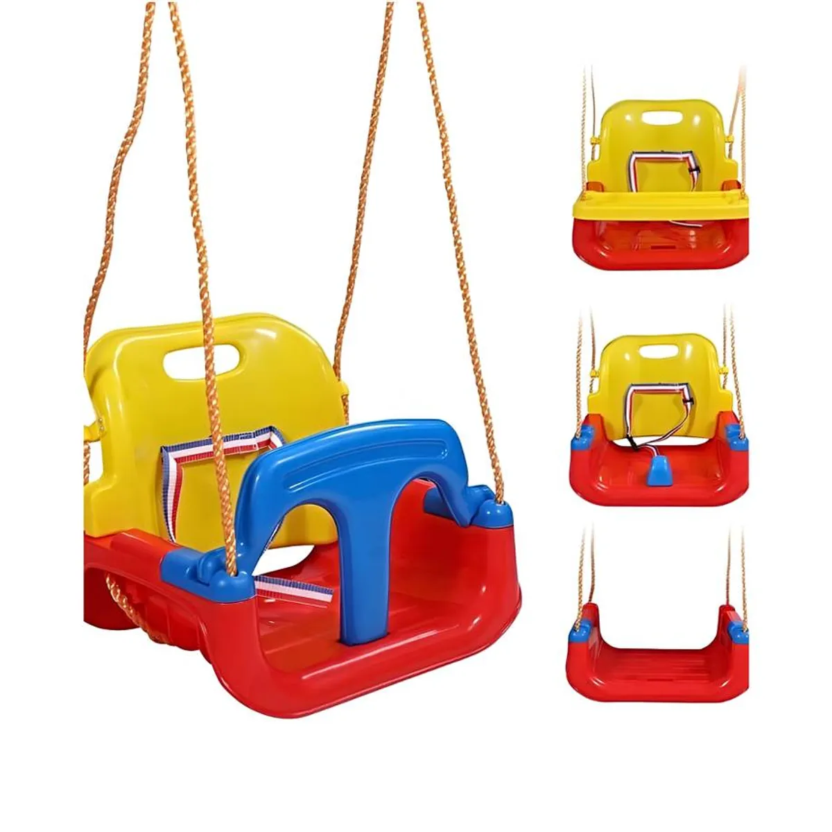 GENERICO - ASIENTO DE COLUMPIO 3 EN 1 PARA NIÑOS