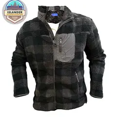ISLANDER - Polerón -Sherpa- Estampado - Cuadros -