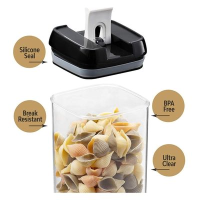 Imagen 2 del producto Set De 7 Contenedores Herméticos De Plástico Cocina Despensa