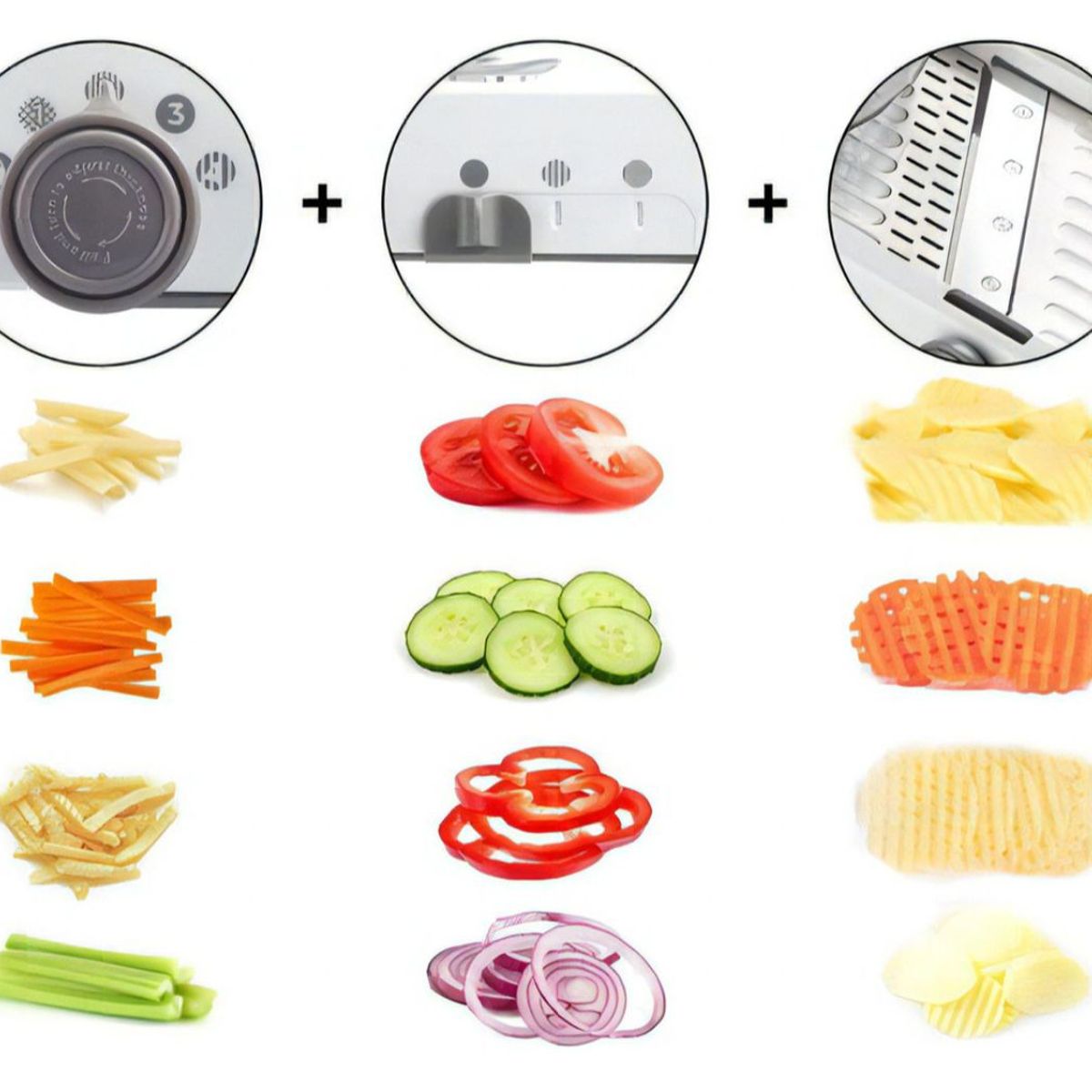 GENERICO - Mandolina Cortador Verduras Rallador Verduras Picador Cocina Rayador Alimentos