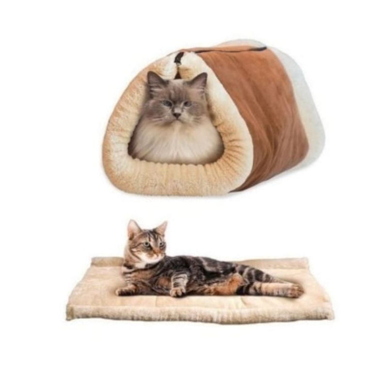 GENERICO - Cama para Mascota Perro Gato Térmica 80x49