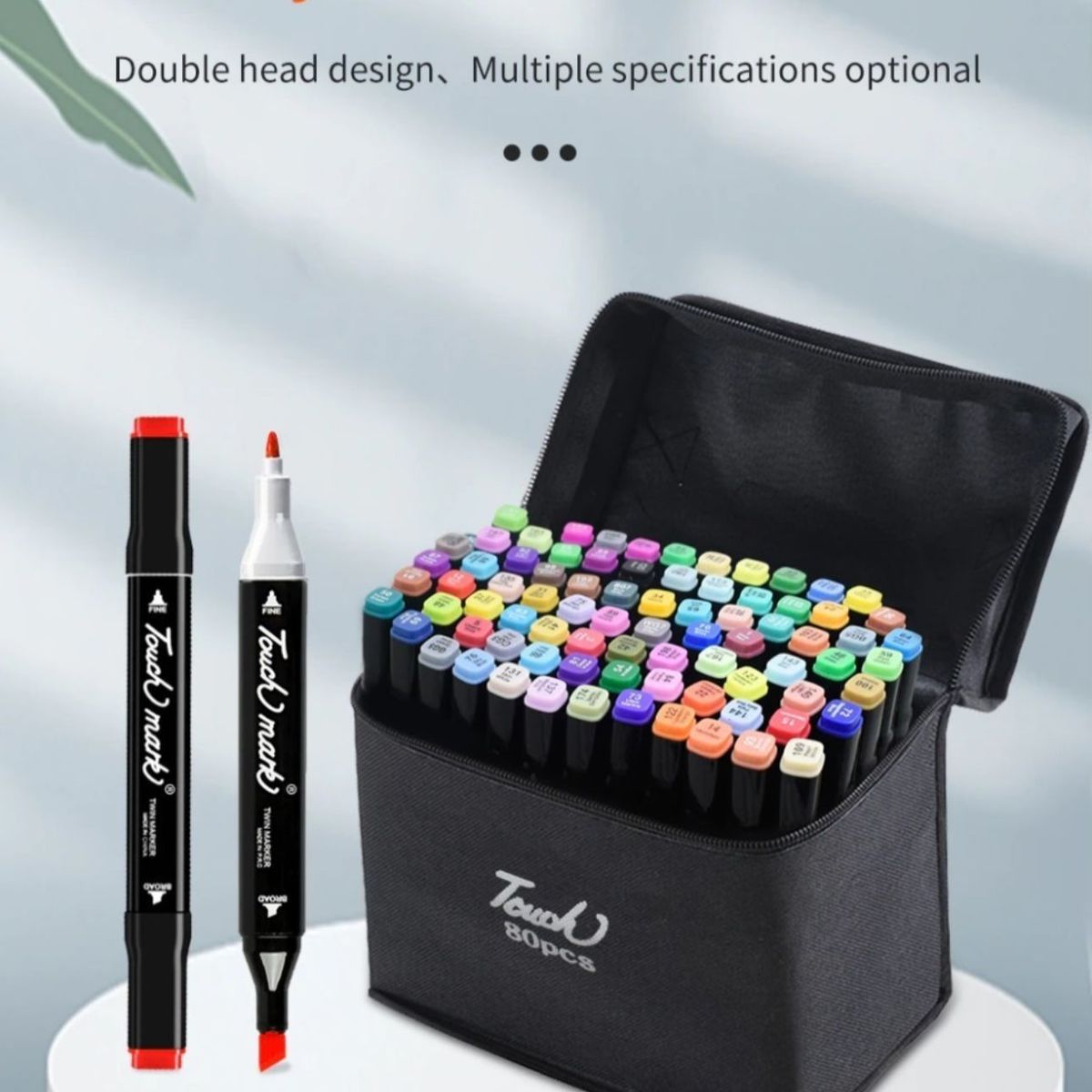 GENERICO - Plumones Doble Punta Rotulador Plumones Para Colorear 80pcs