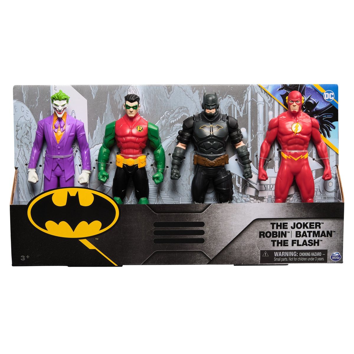 DC COMICS - Pack 4 Figuras Personajes De Batman DC
