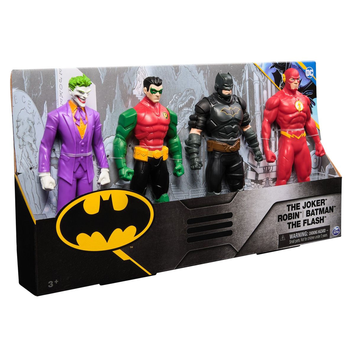 DC COMICS - Pack 4 Figuras Personajes De Batman DC