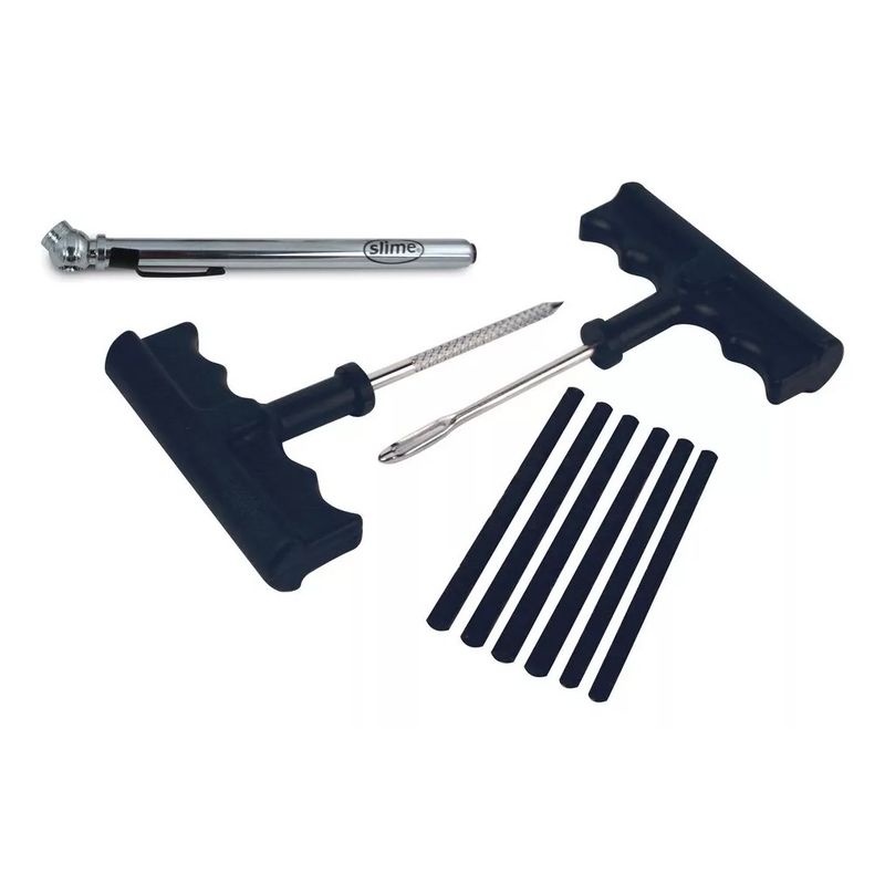 GENERICO - Kit De Reparación Tubular Slime Con Tripas Auto Bicicleta