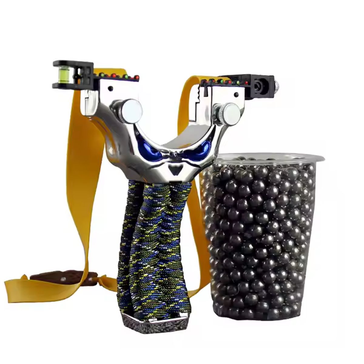 GENERICO - Resortera Honda De Caza Profesional Con Láser +100 Balines