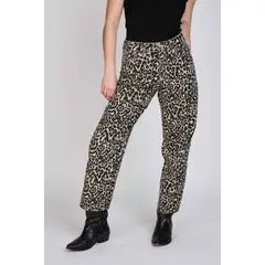 ECLIPSE - Jeans Straight Anastasia Animal Animal